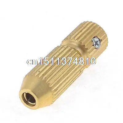 

Gold Tone Brass 2.5mm-3.17mm Twist Small Drill Chuck for 3.17mm Motor Shaft