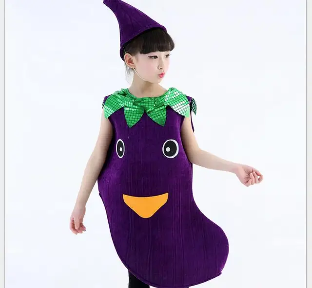 Eggplant Toddler Fancy Dress Up Costume Baby Outfit Hat Book Week 2 11