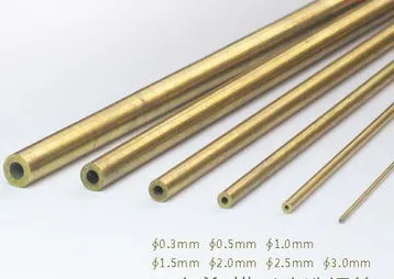 Brass Tube diameter 1mm 2mm 3mm 4mm 5mm 6mm 7mm 8mm 9mm 10mm