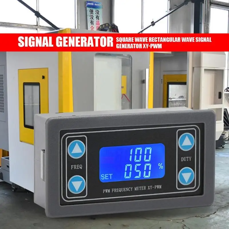 

Signal Generator Digital Display XY-PWM Pulse Frequency Duty Ratio Adjustable Square Wave Rectangular Signal Generator