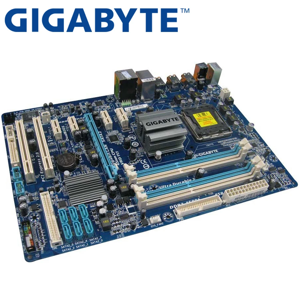 Gigabyte Gaep43ts3l Desktop Motherboard P43 Socket Lga 775 For Core 2