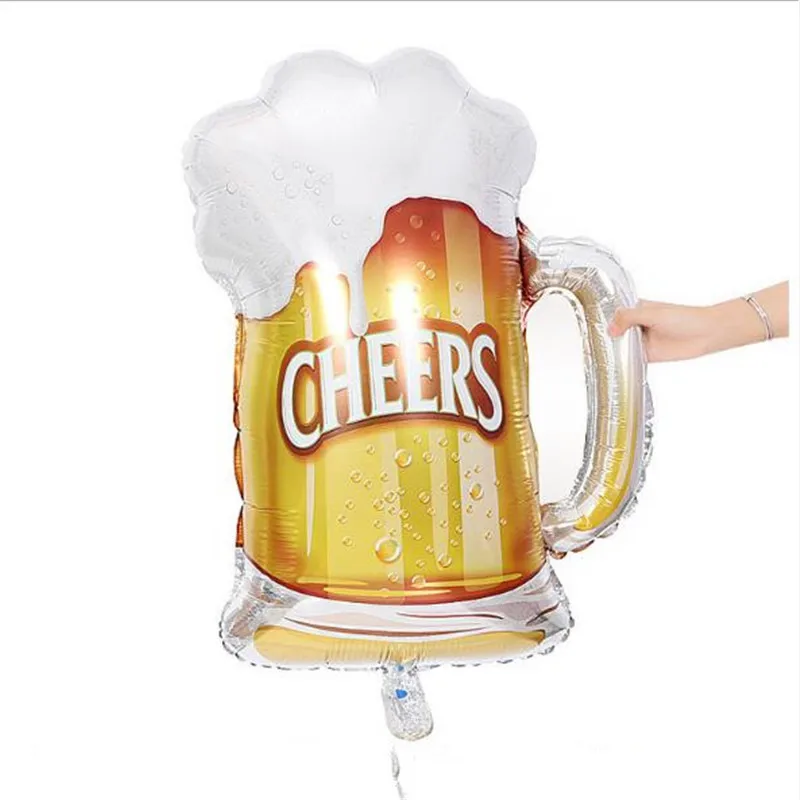 

1pcs 91*46cm wine Whiskey Bottle Balloon 30 years old Happy Birthday Party Decor Aged To Perfection holiday Theme