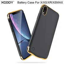 XGODY противоударный чехол-батарея для iphone X XS XR XSMAX 6000 мАч Внешний банк питания для мобильного телефона для iphone X XS XR XSMAX