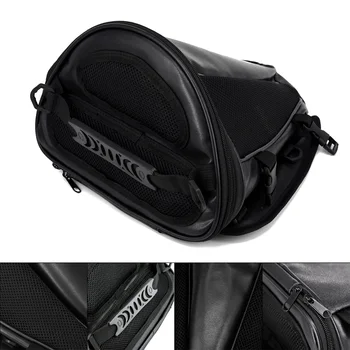 

Motorcycle Dual Sport Dirt Bike Back Seat Package Tail Bag Case W Sling Portable