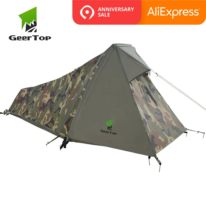 GeerTop One Person 3 to 4 Season Lightweight Backpacking Bivy Tent