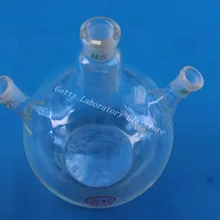 5000 мл 5 литров 3-образным вырезом обувь на плоской подошве фляга с 24/29 шарнир, боросиликатное стекло 3,3