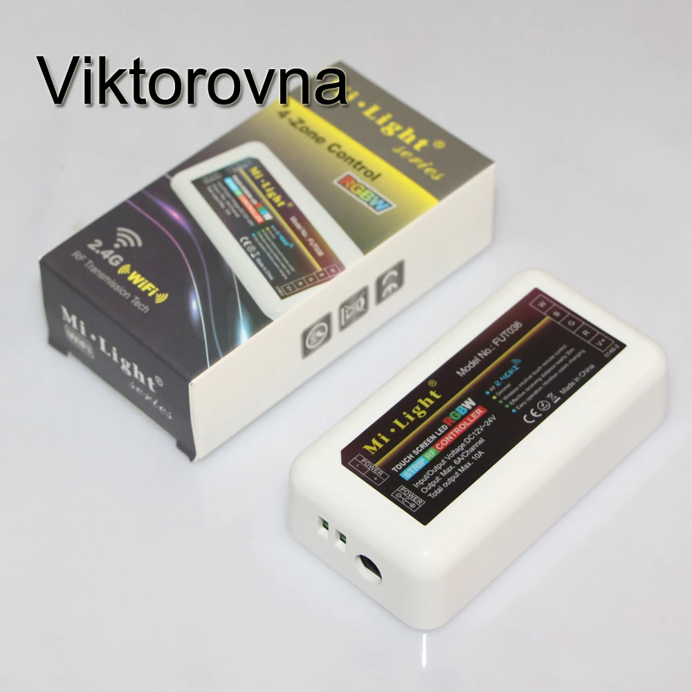 

2.4G wireless 4 Zone wifi RF Dimmable led strip dimmer remote Controller for 5050 3528 3014 RGBW RGB RGBWW strip light
