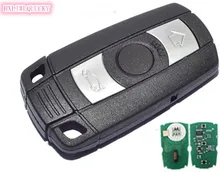 HXLIWLQLUCKY controle remoto 3 Botão 868 MHz para BMW cas3 3/5 séries chave Inteligente frete grátis