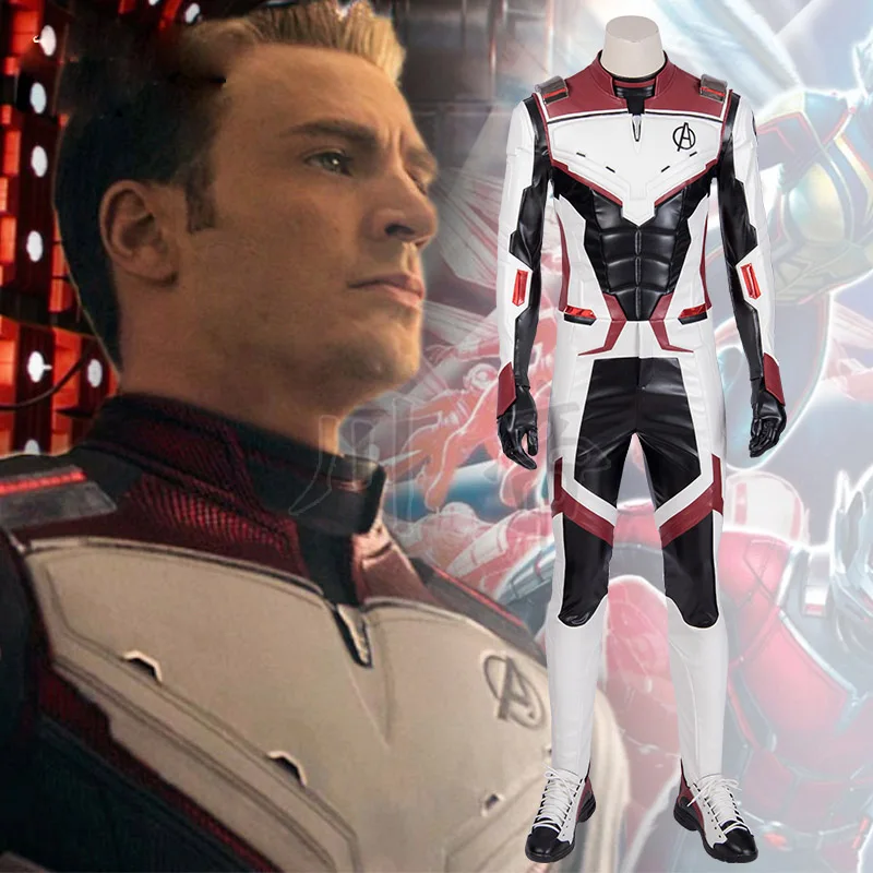 Latest Movie Avengers Endgame Cosplay Costumes Quantum Realm Jumpsuit 2019 New Superhero Bodysuit with Gloves S to 3XL