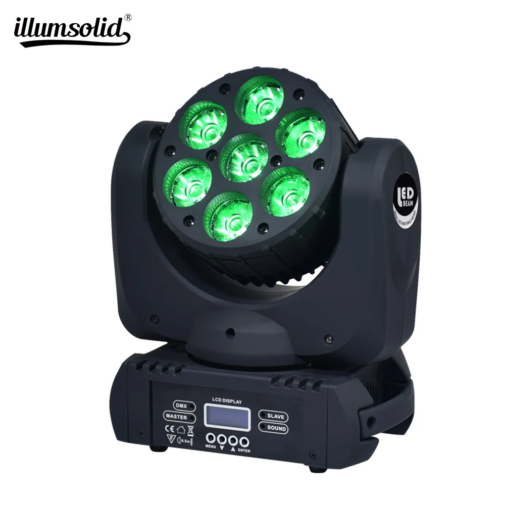 

Beam 7x12w moving head Light RGBW LED Wash Stage Lights Professional Stage DJ