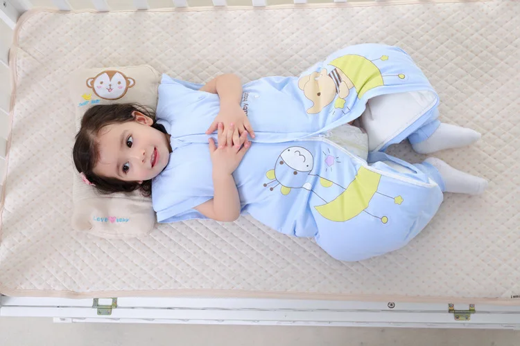 HereNice/спальный мешок для маленьких детей; плотный теплый спальный мешок для малышей; зимняя одежда для сна