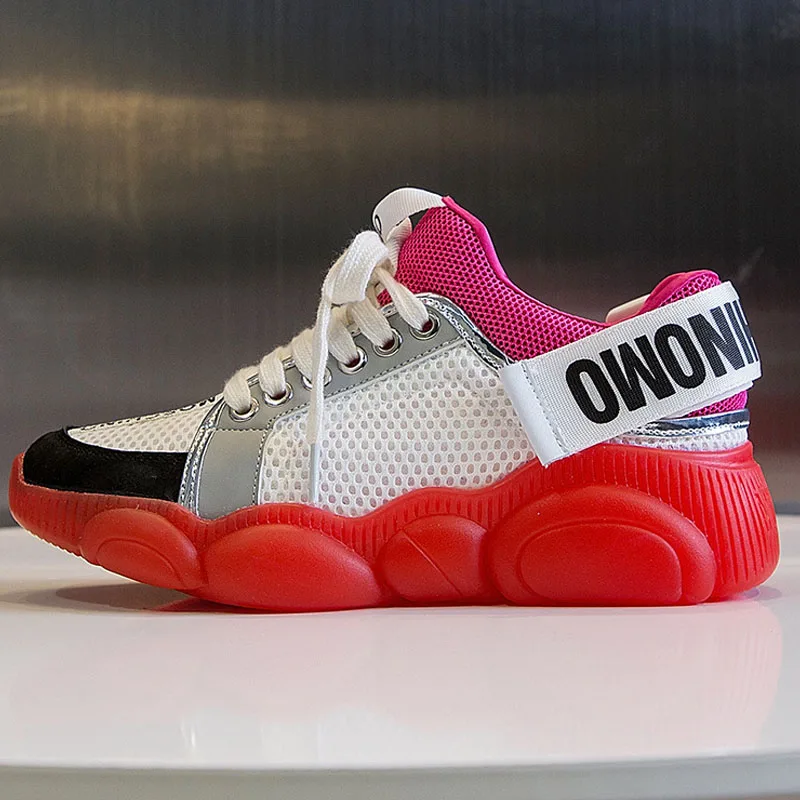 

2019 On Sale Breathable Mesh Running Shoes Brand Casual Fashion Women's Sneakers Athletic Walking Sport Shoes For Women