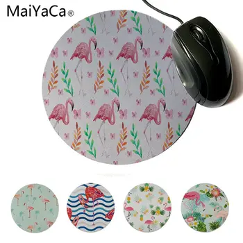 

MaiYaCa In Stocked Flowers Summer Flamingos Beautiful Anime Round Mouse Mat Computer Notbook Mousepad Gaming Mouse Pad