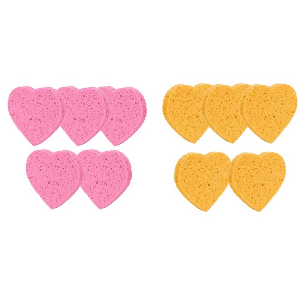 Perfeclan 10x отшелушивающая очистка целлюлозы губка для лица подушечки для умывания лица Губка для макияжа мочалка