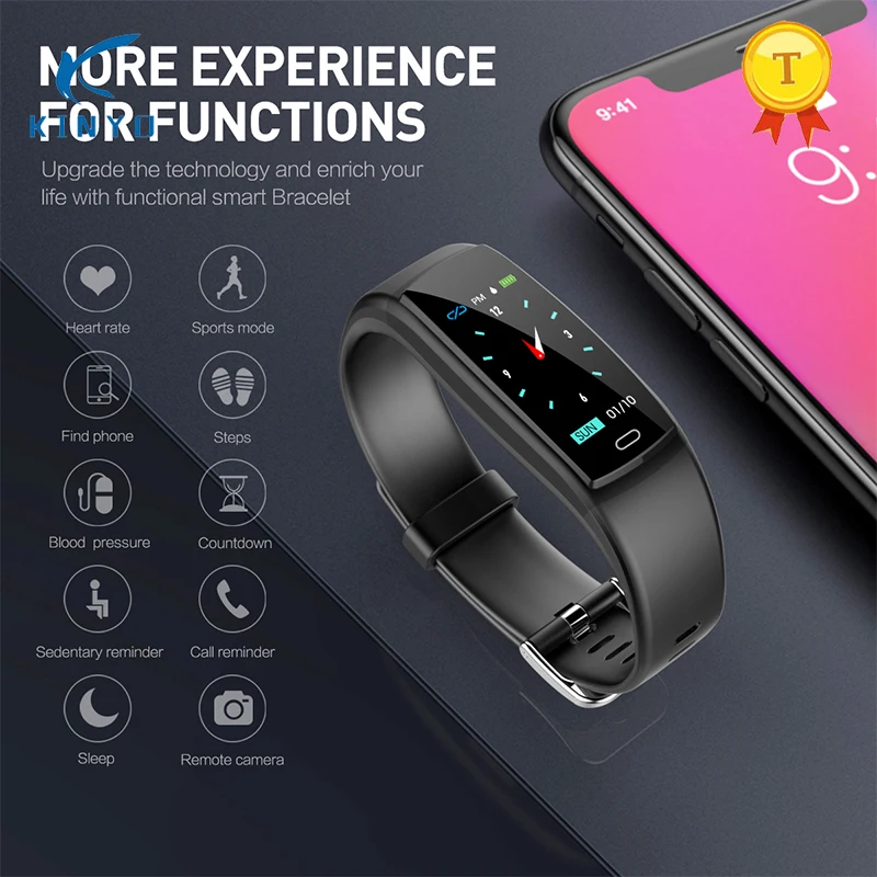 

Best selling Smart Bracelet Waterproof Heart Rate Monitor pulsometer Blood Pressure Fitness Tracker Smart Wristband PK mi band 3