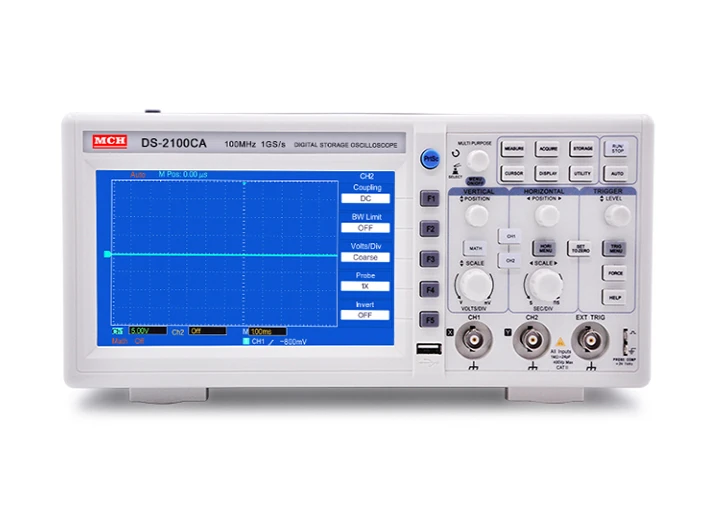 

MCH Digital Oscilloscope Digital Storage Oscilloscope Double Channel 100M Sampling 1GHZ Oscilloscope