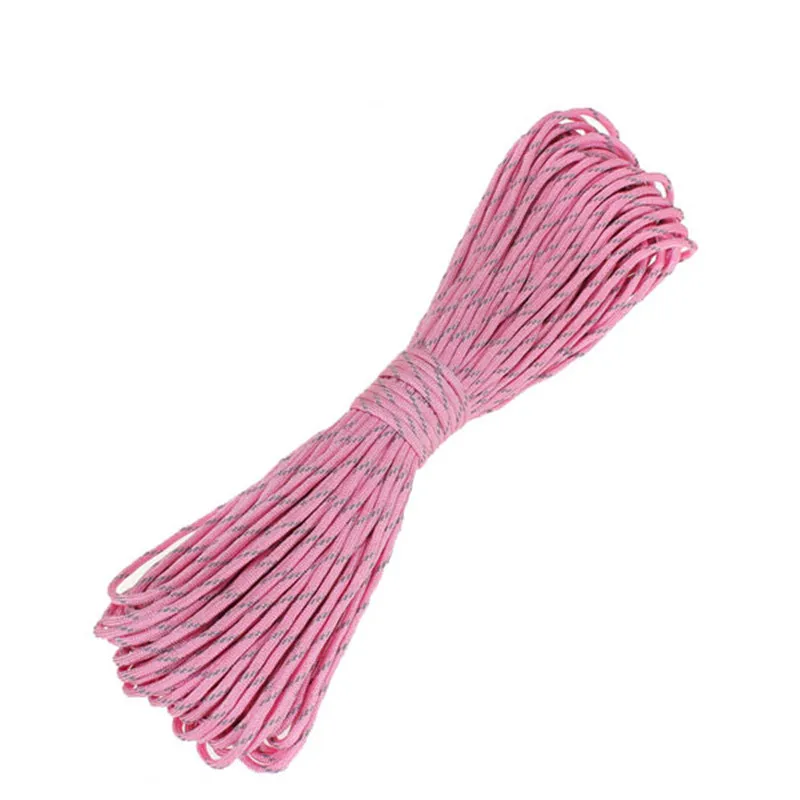 10FT عاكسة 550 Paracord في حبل نوع مل المواصفات III 7 ستراند الضوء المنعكس ل بقاء المظلة أسورة بالحبال 10FT عاكسة 550 Paracord في حبل نوع مل المواصفات III 7 ستراند الضوء المنعكس ل بقاء المظلة أسورة بالحبال