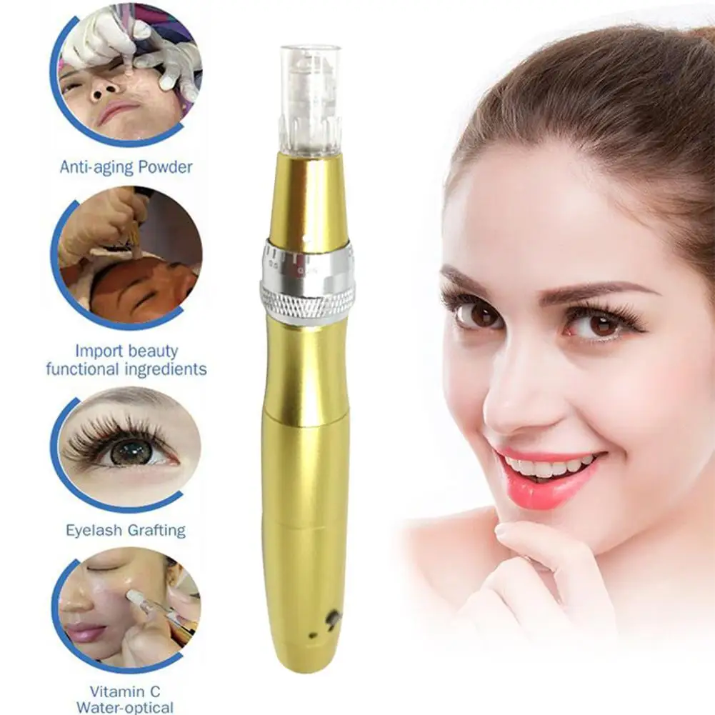 

Professional Permanent Makeup Tattoo Machine Microneedles Electric Derma Pen Anti Aging Auto Stamp Micro Needles