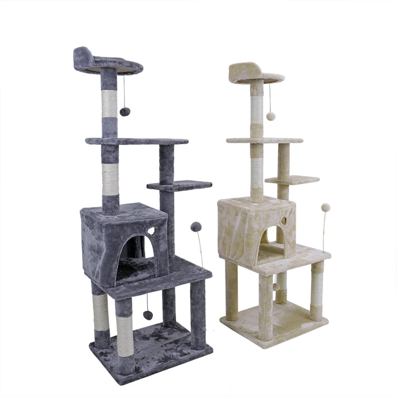Eu Domestic Delivey Pet Toy Cat Furniture Scratched Wooden Tree