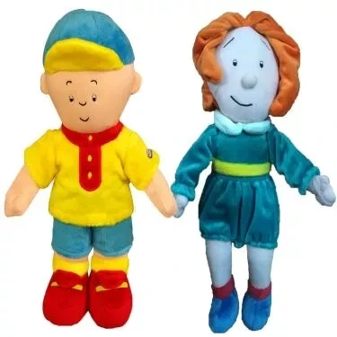 Американский мультфильм Caillou плюшевые игрушки сестра Рози чучела кукла подарок