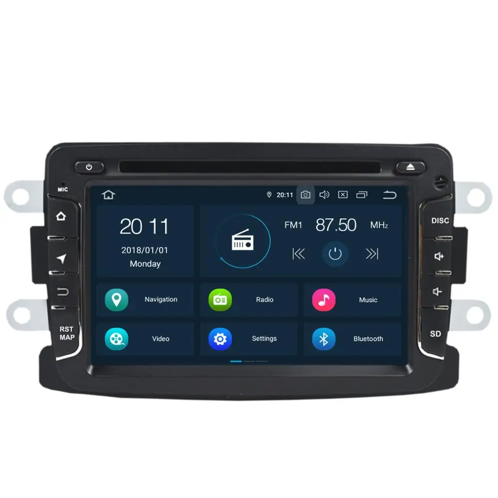 Система COIKA Android 9 0 автомобильный DVD головное устройство для Renault Duster Logan Lada XRAY Symbol