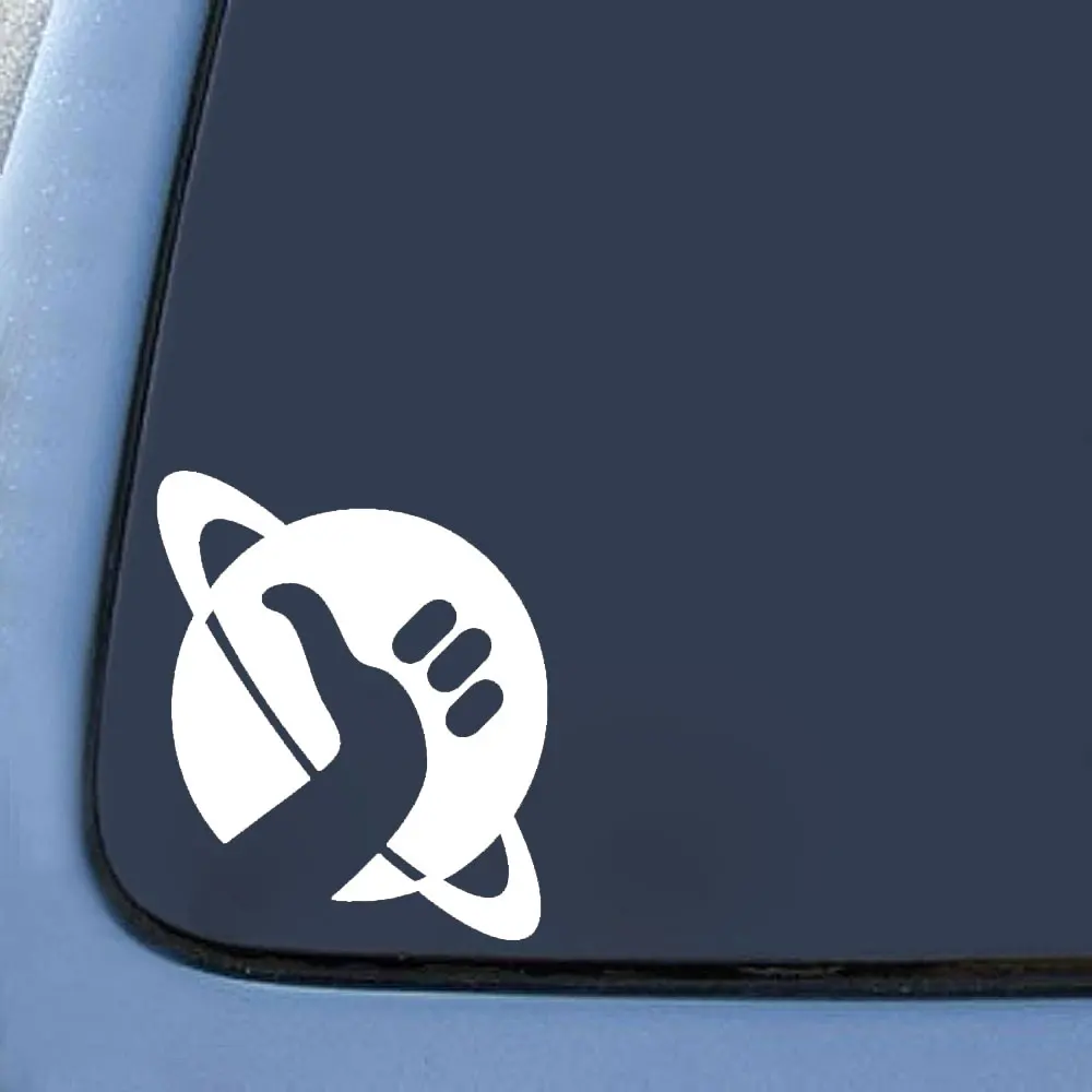 1          23.1cm15cm Hitchhikers Guide Parody Vinyl Bumper Stickers For Car Truck Window Tool Boxes Wall Laptop Ipad Notebook Sticker