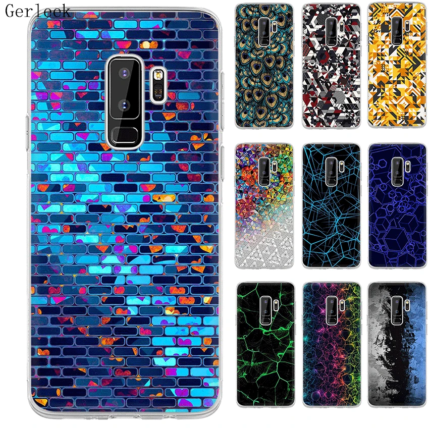 Чехол Gerleek ярких цветов для Samsung Galaxy S3 S4 S5 S6 S7 Edge S8 S9 S10e S10 Plus Note 8 9 M20