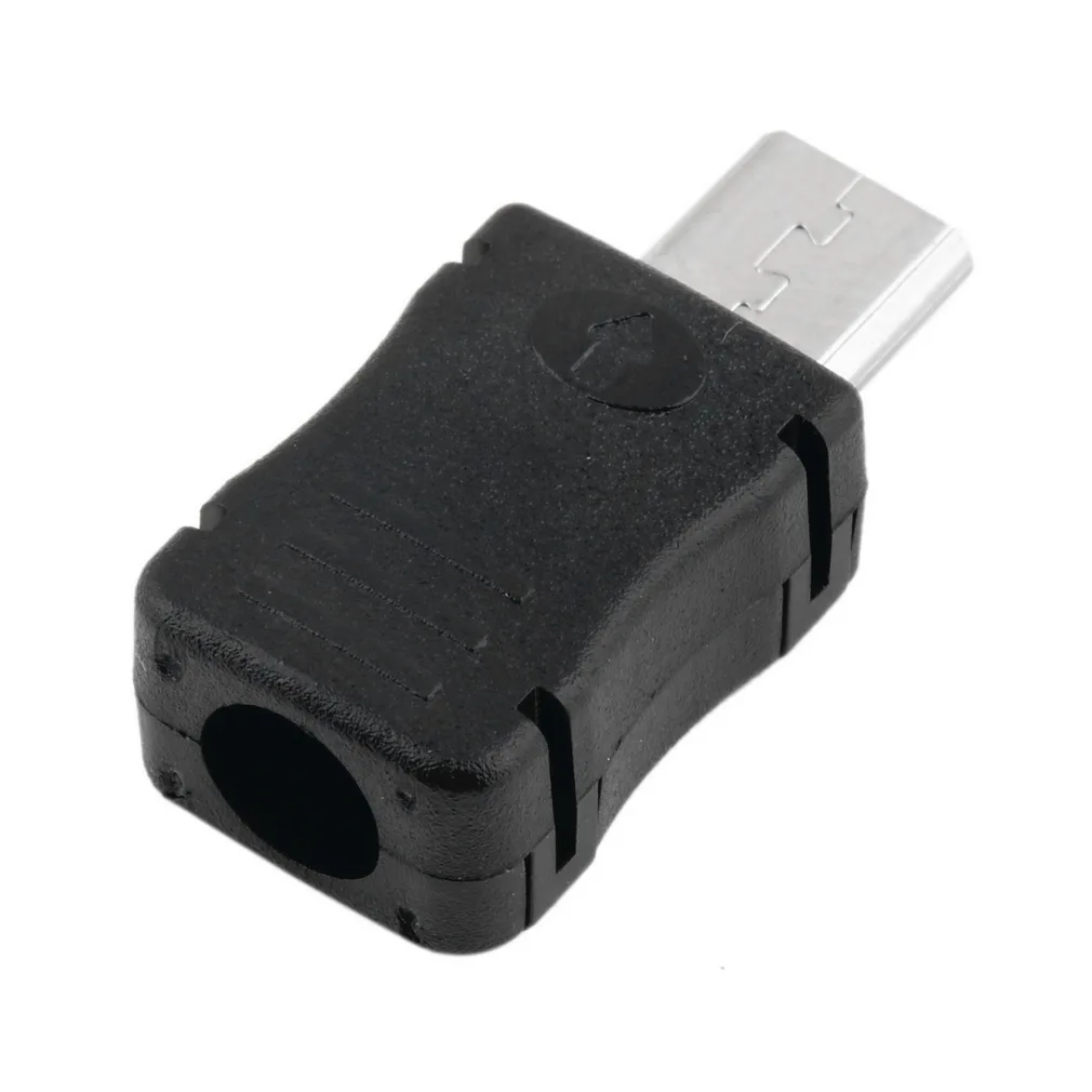 10pcs Micro USB 5 Pin T Port Male Plug Socket Connector&Plastic Cover for DIY Dropshipping Top Sale
