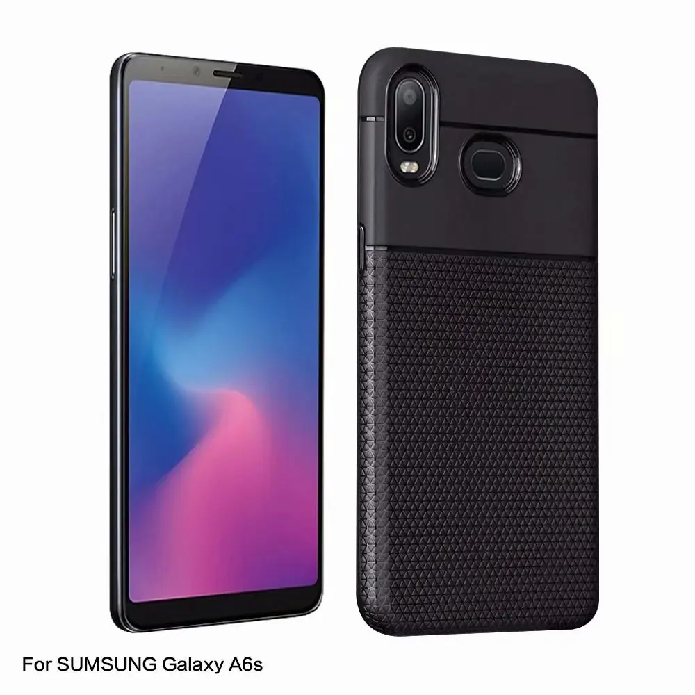 Ультратонкий чехол для телефона samsung Galaxy A6s TPU силиконовый чехол