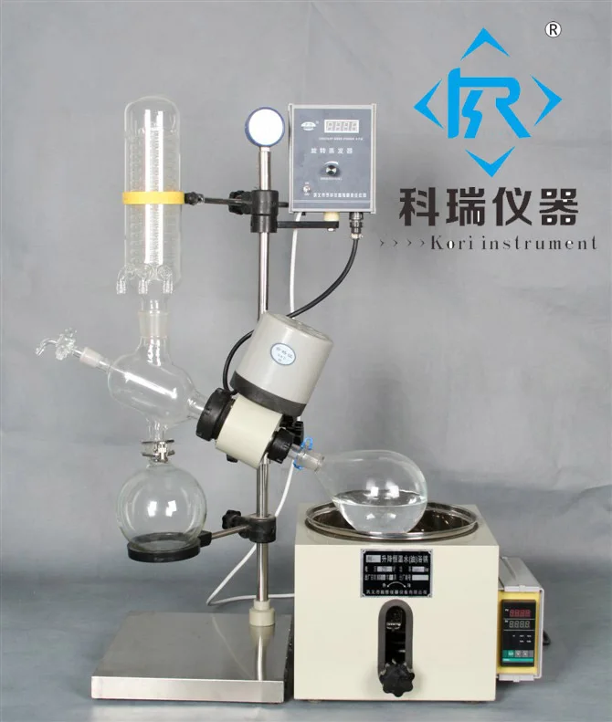 1Л роторный испаритель/вращающийся вакуумный испаритель/Дистилляция на коротком пути/Rotovap с вращающейся колбой