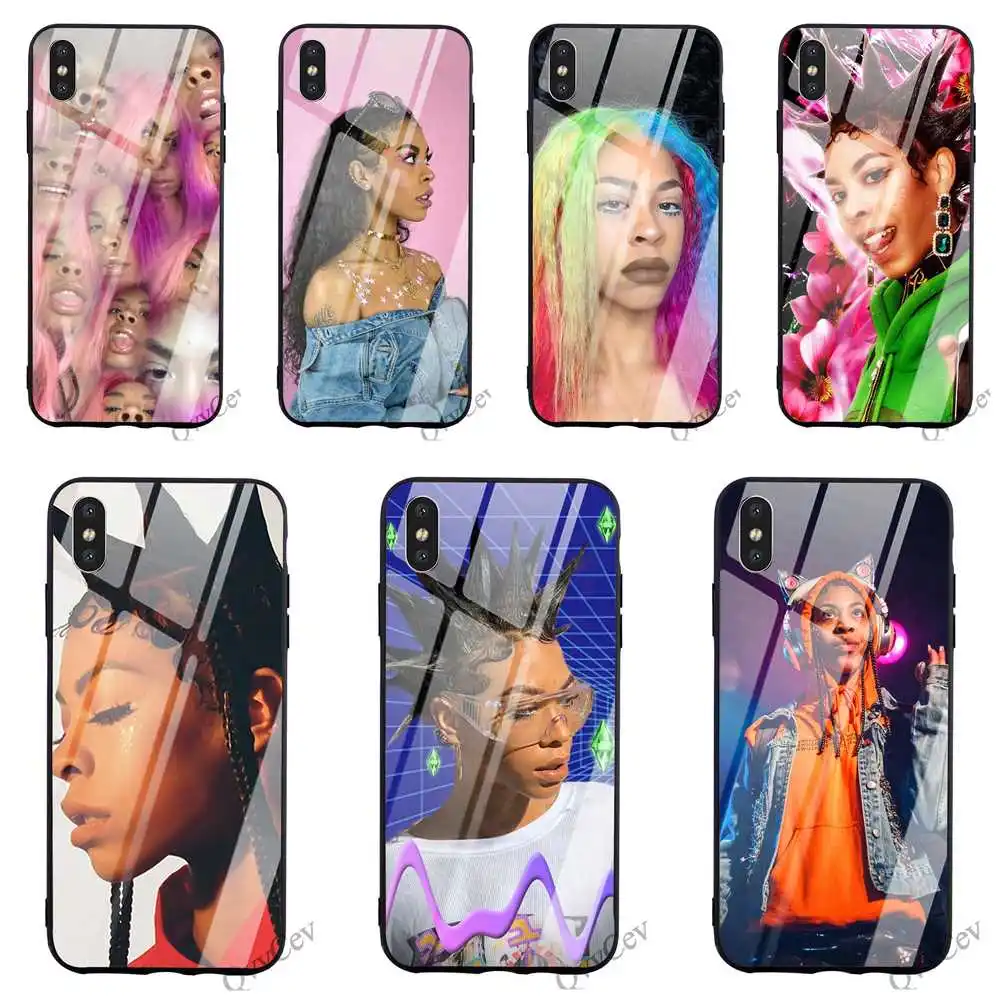 

Pattern Rico Nasty Tempered Glass Phone Case for iPhone SE Cover X XR 5 7 8 Plus 6 6S 5S Xs Max Covers