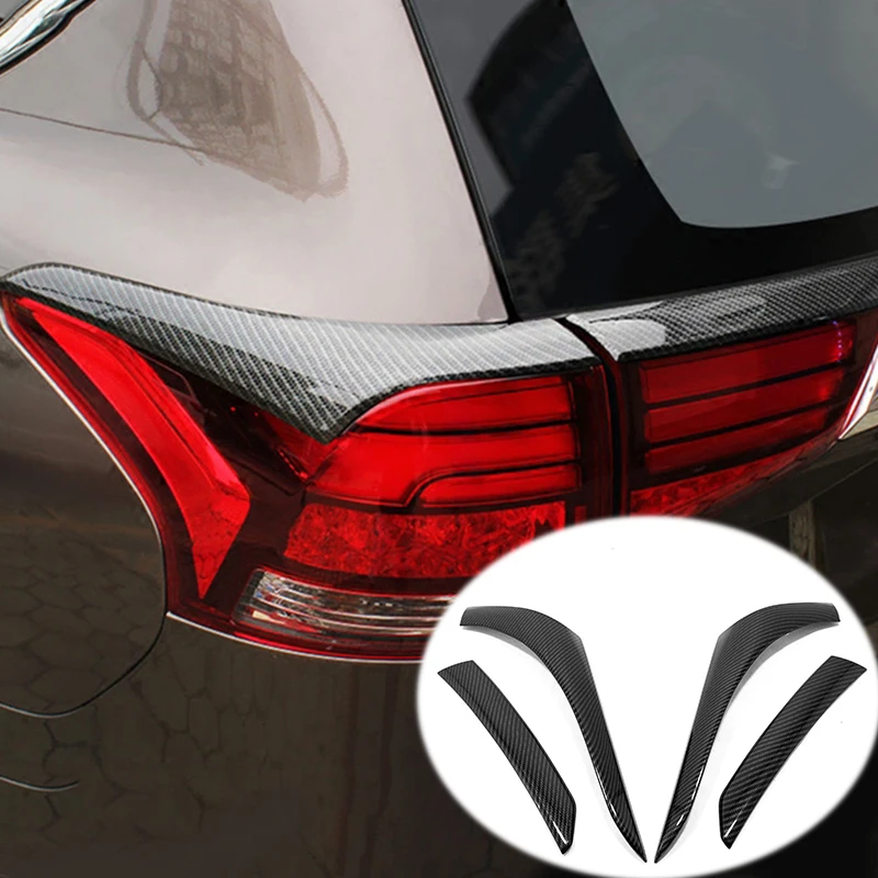 For-Mitsubishi-Outlander-2016-2017-ABS-Carbon-fibre-Rear-Tail-Light-Lamp-Strip-Cover-Trim-back (1)
