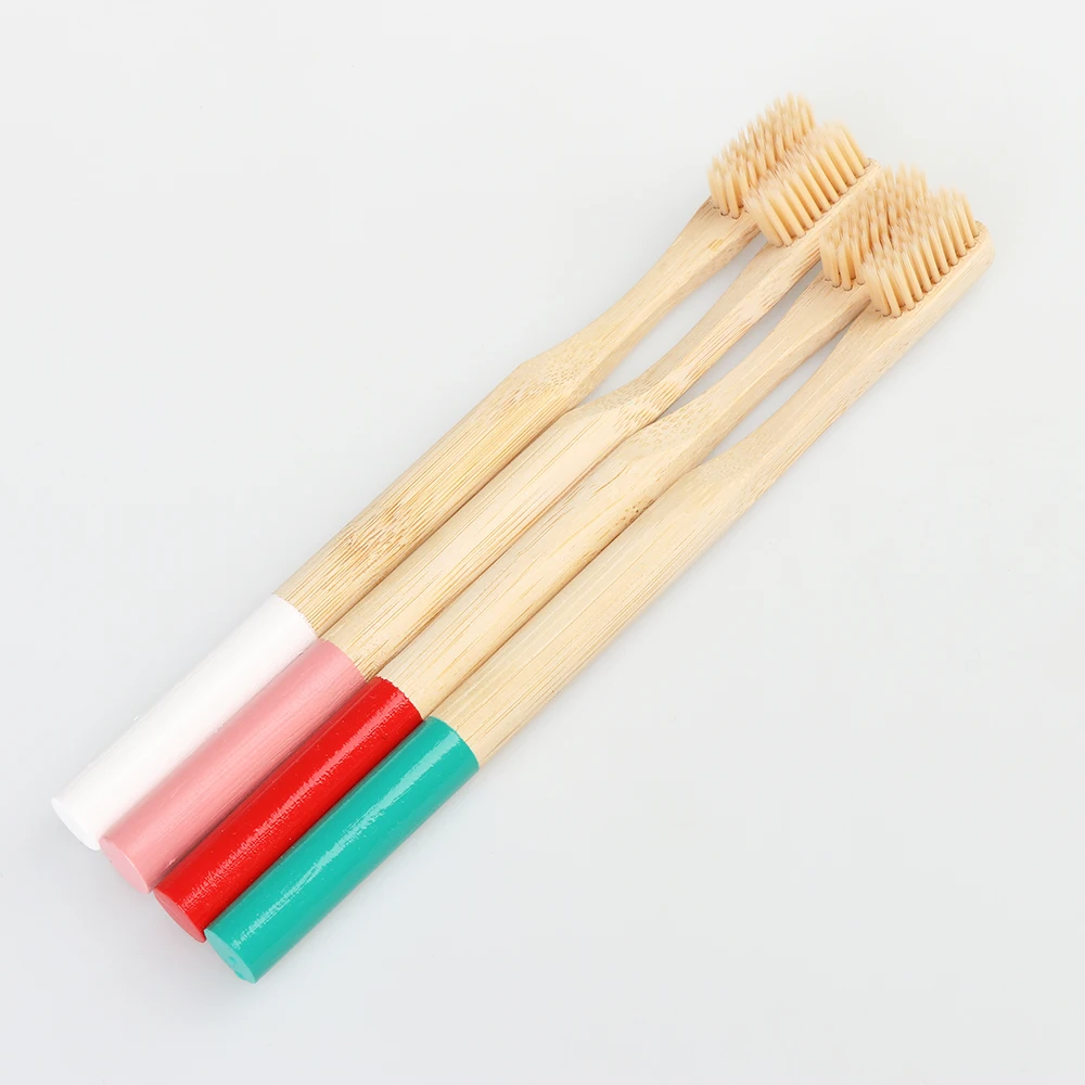 1PC Adult Soft Bristle Bamboo Wood Handle Toothbrush Eco friendly Tooth
