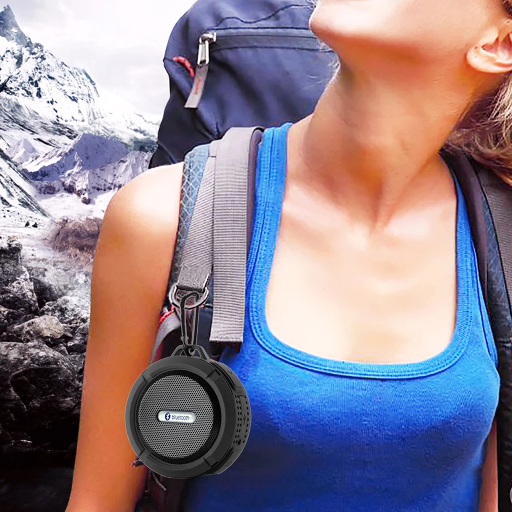 

C6 Bluetooth Speaker Outdoor Waterproof Sound Box Wireless Sound Box Support Insert TF-card