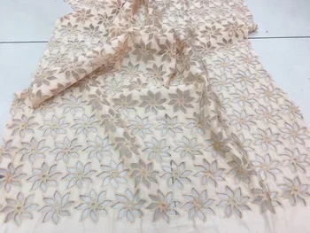 

African lace fabric Swiss tulle lace 2018 high quality embroidery French Nigeria lace fabric material RF2545