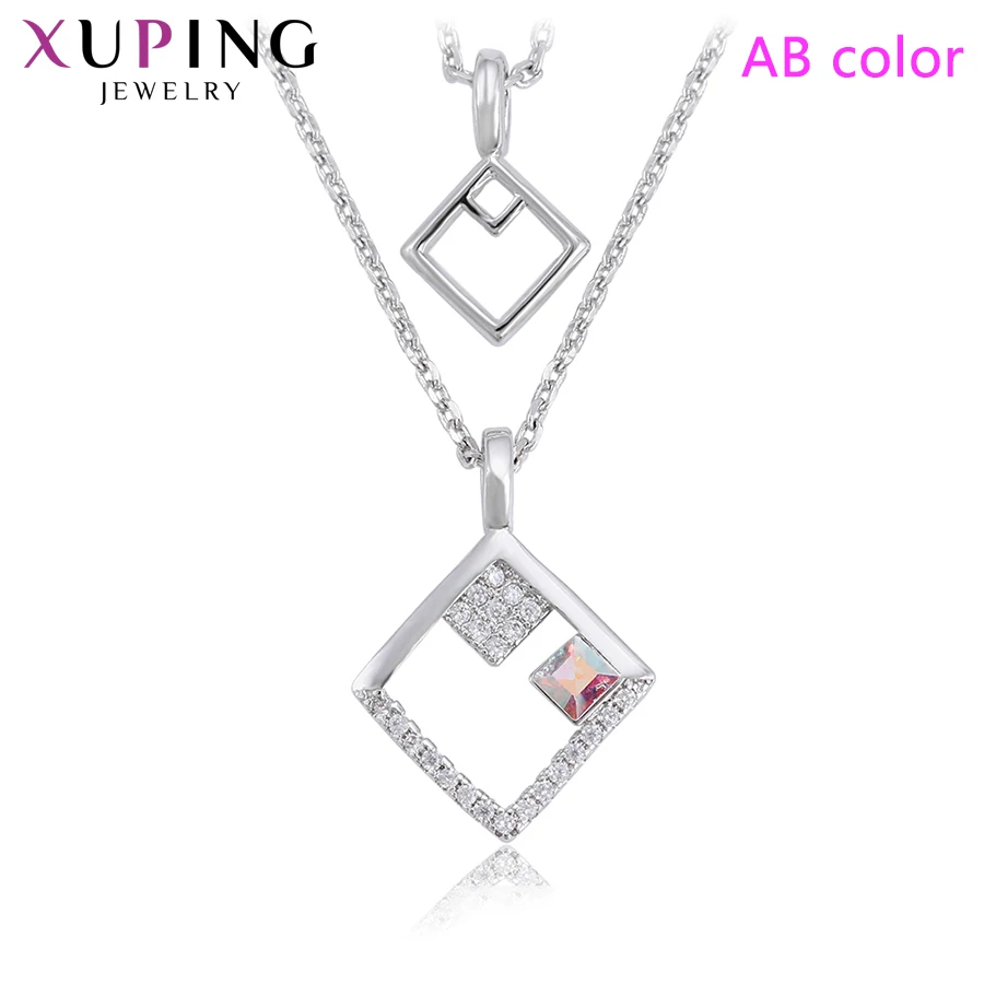 Xuping ювелирные изделия Подвески стильные ожерелья Кристаллы от Swarovski Украшенные