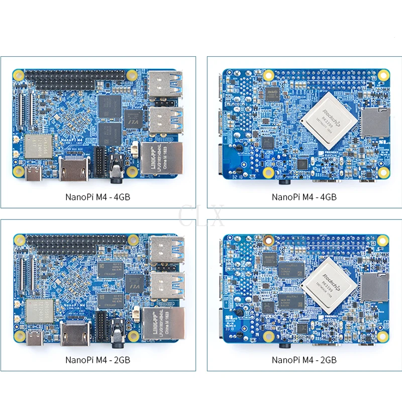 NanoPi M4 2 ГБ/4 ГБ DDR3 Rockchip RK3399 SoC 2,4G и 5G двухдиапазонный WiFi + Bluetooth 4,1 поддерживает Ubuntu Android Бесплатная доставка