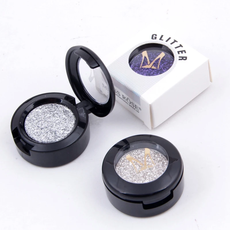 

Hot Sale Beauty Pressed Single Eyeshadow Diamond Rainbow Make Up Cosmetic Pressed Glitters Eye shadow Magnet Palette