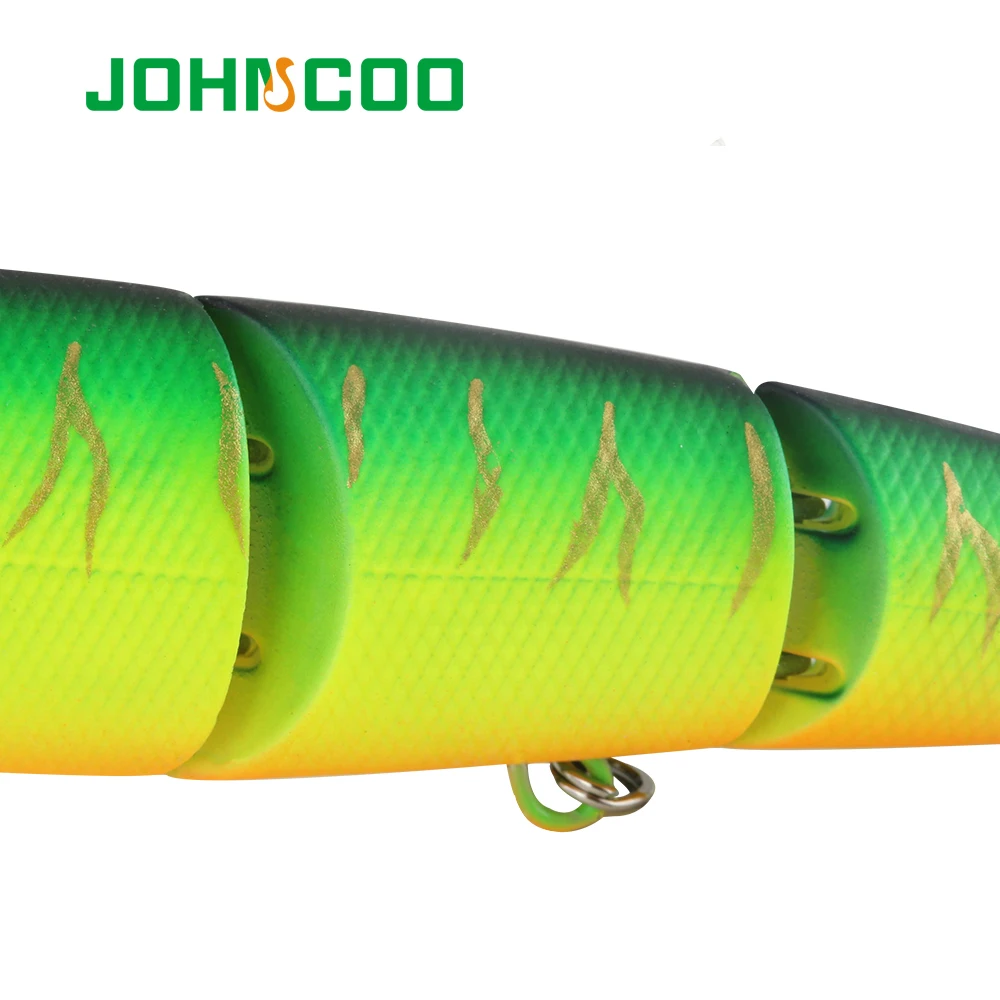 JOHNCOO Профессиональный 3 этапа Minnow 110 мм 20g искуственные рыболовные приманки для рыбалки Topwater воблер(Wobbler) блесна приманка для щуки