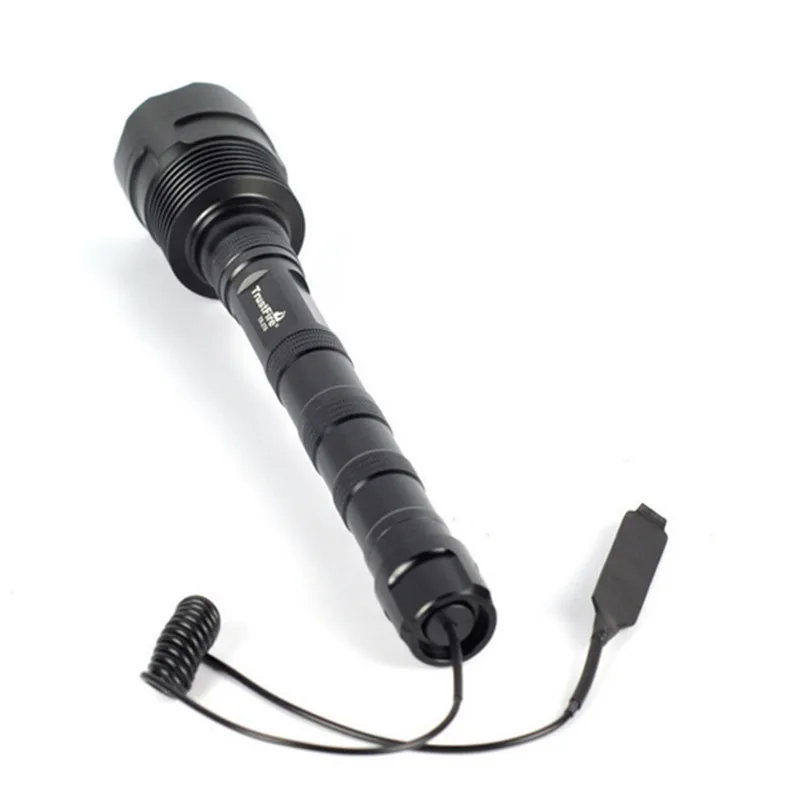 TrustFire TR-3T6/TR-3L2 Flashlight 5 Modes with Memory, White LED, Includes 3x 18650 Batteries, Charger, Mounts, and Tactical Switch image 3