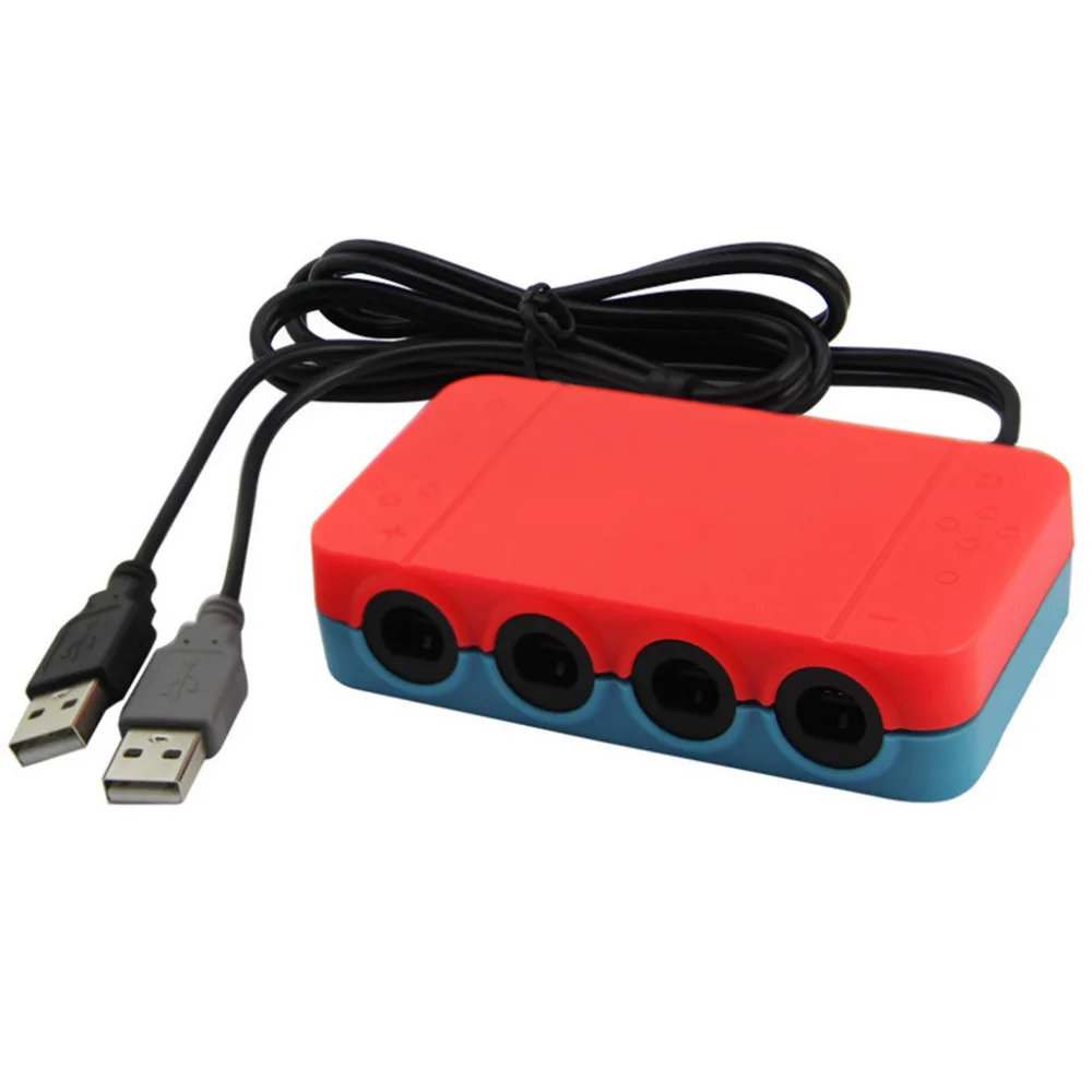 3in1 Controller Adapter for GameCube Controller Adapter Converter for the Nintendo Dual USB Cable Head Controller Adapter 40AP2301