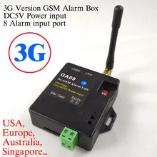 Новинка года, опубликованные App управление 8-канальный сетевой видеорегистратор GA09-B супер мини 3g GSM сигнализация Системы s SMS охранной сигнализации Системы