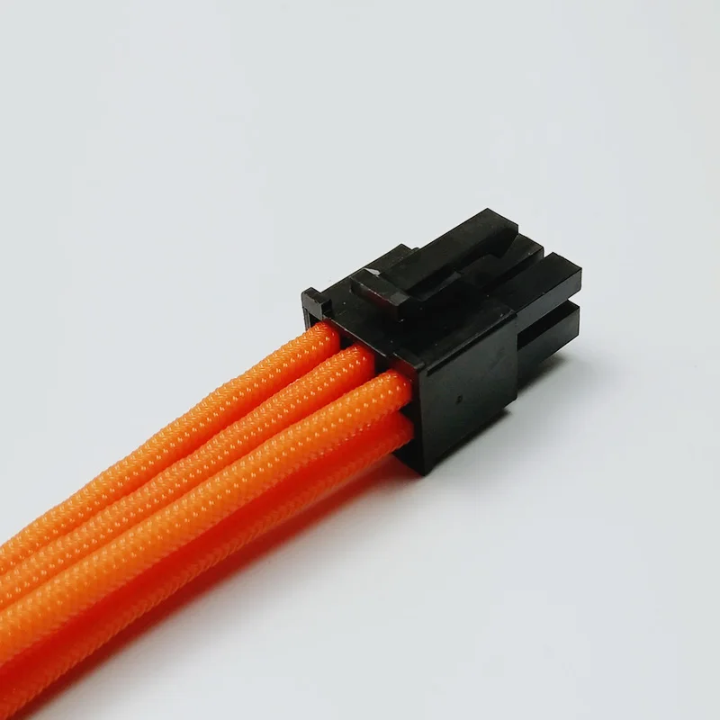 PCI-E_6Pin_Orange_sleeve_Extension_cable_2