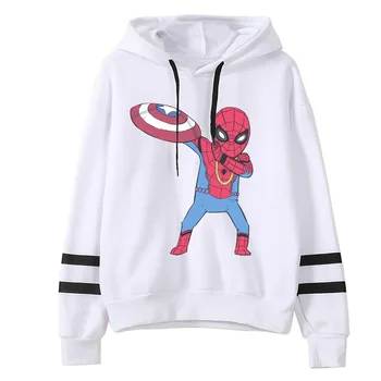 

New 2019 Spring Women Funny Hero Print Hoodies Casual Cartoon Printting Sweatshirts harajuku Female Long Sleeve Hooded