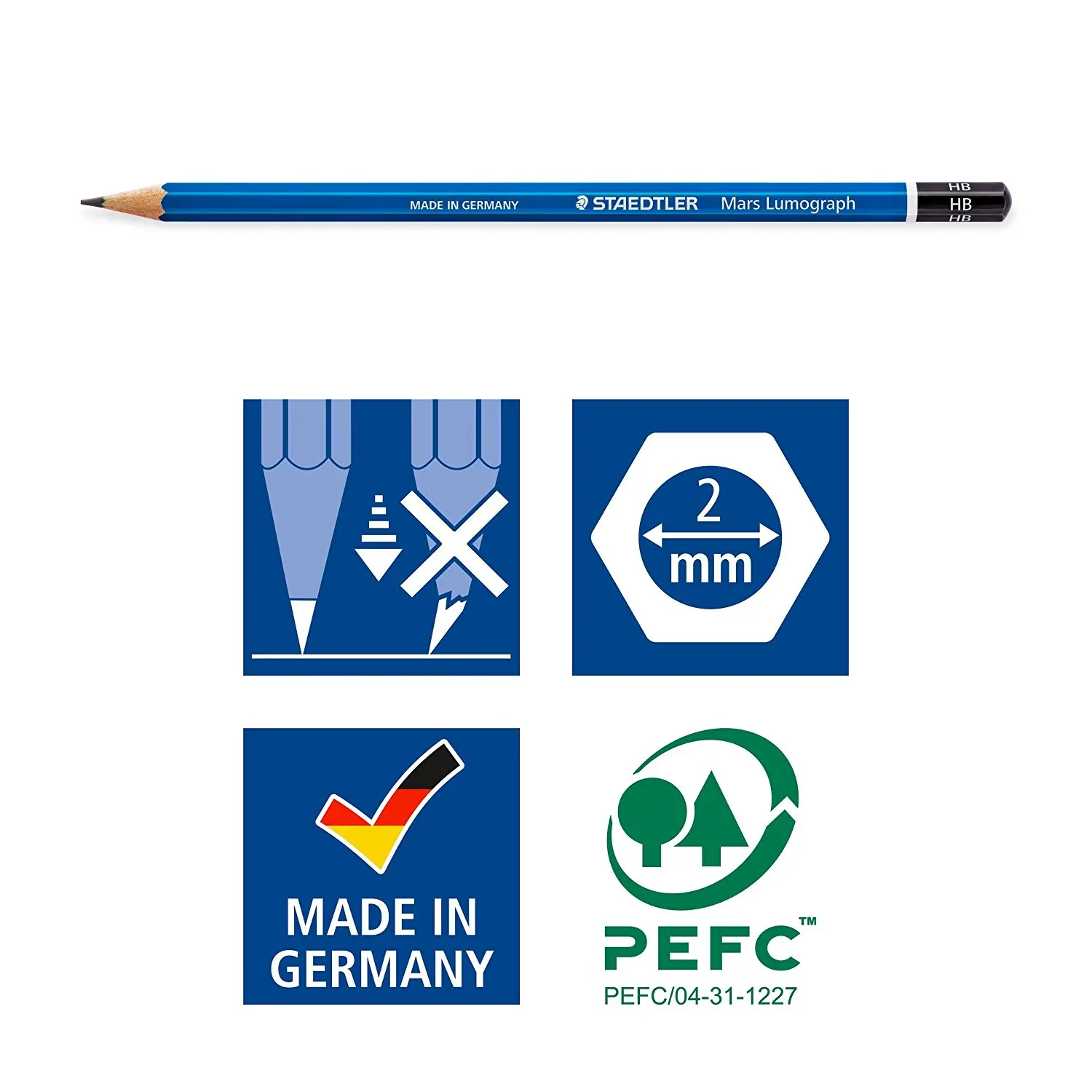 STAEDTLER высококачественный карандаш для рисования Mars lumographite Pencil Tin Set Break resistant Lead 12