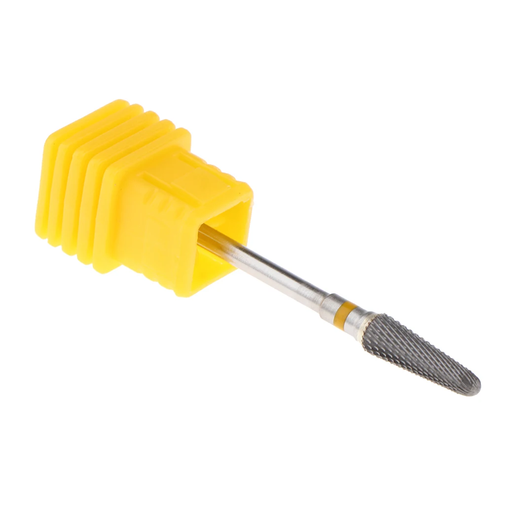 Safe Tungsten steel Nail Drill Bit Cuticle Clean Nail Drill Bits Manicure Drill Bits, for Cuticle Clean, Gel Remove