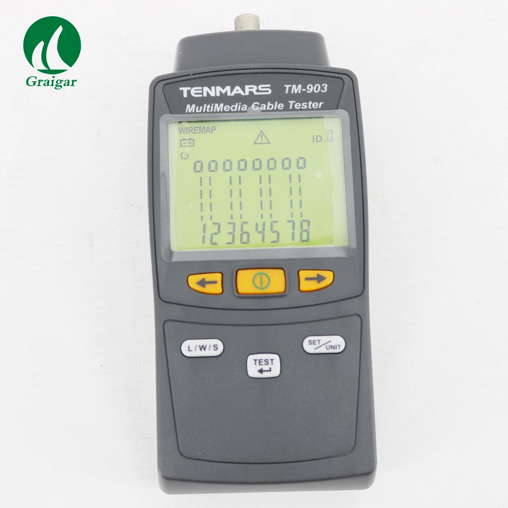

Tenmars TM-903 High Quality Multimedia LAN Cable Tester Network Cable Tester