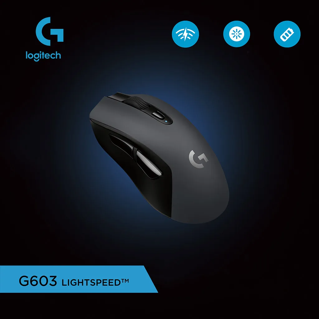 Беспроводная игровая оптическая мышь logitech G603 12000 dpi Bluetooth мышь 2,4 ГГц Беспроводная мышь для ноутбука эргономичная мышь 719#2