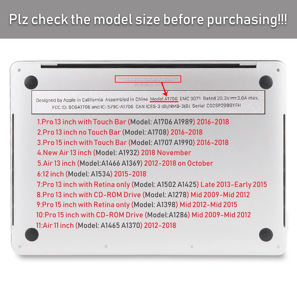 Redlai Colors Crystal Clear Laptop Case For Macbook Pro 13.3 15.4 Retina 2018 Air 13 inch 2016 New For Macbook Pro 13 Touch bar Redlai Colors Crystal Clear Laptop Case For Macbook Pro 13.3 15.4 Retina 2018 Air 13 inch 2016 New For Macbook Pro 13 Touch bar