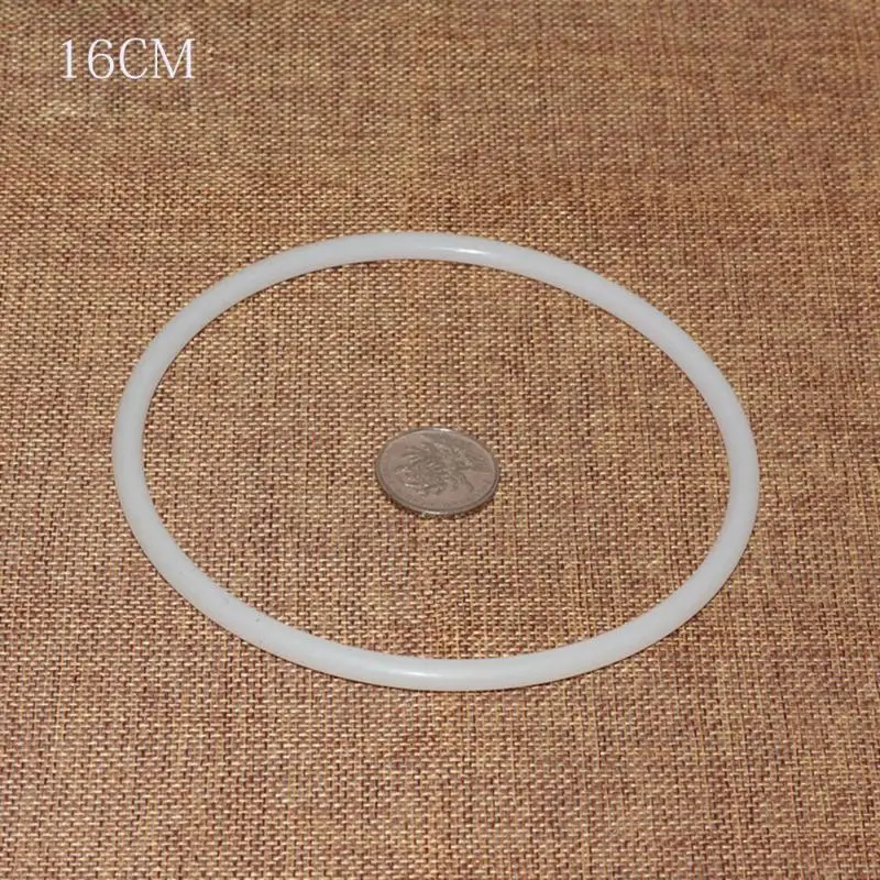 16cm 1 шт. пластиковое белое прочное ремесло кольцо «Ловец снов» круглый обруч DIY аксессуары ручной работы подарок материал для изготовления рукоделия 5 размер - Цвет: 16cm